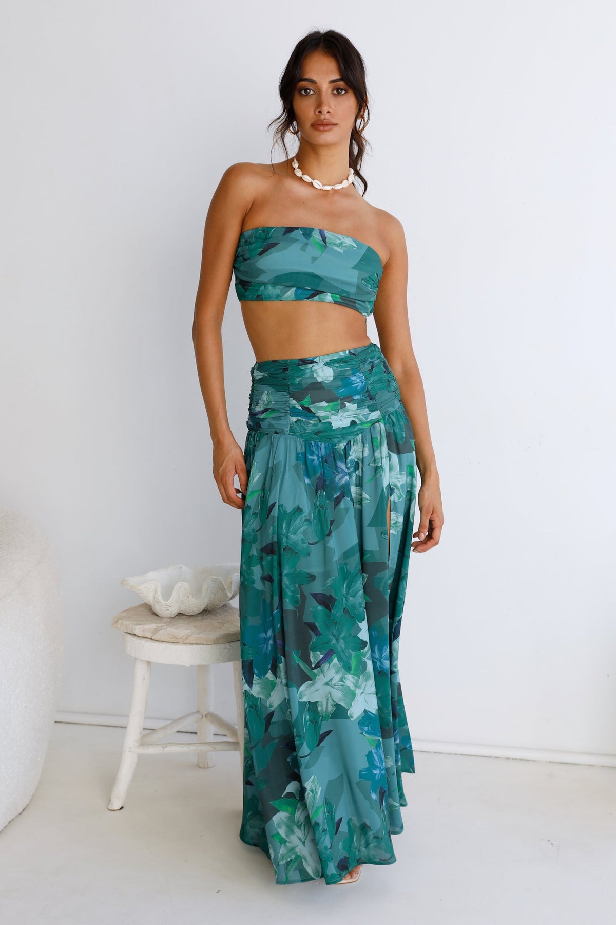 Gift Of Nature Maxi Skirt Green