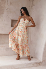 Summer in Paradise Maxi Dress orange