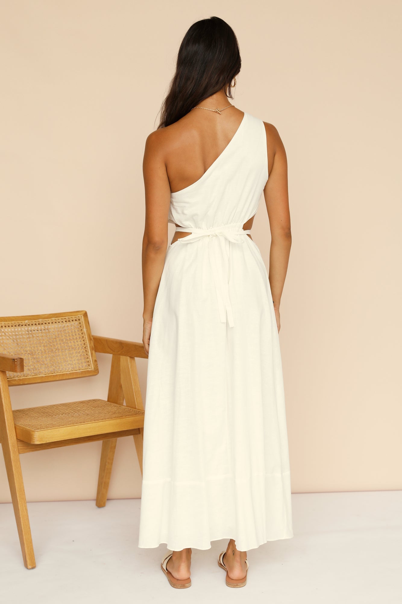 Found The Way Maxi Dress White