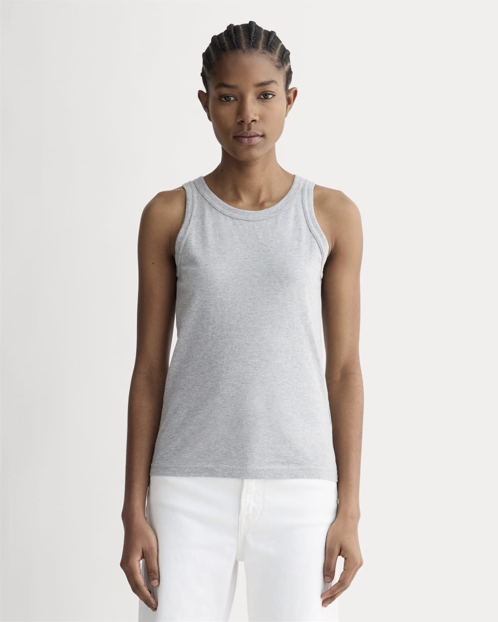 The Tank In Essential Cotton |  Heathered Grey