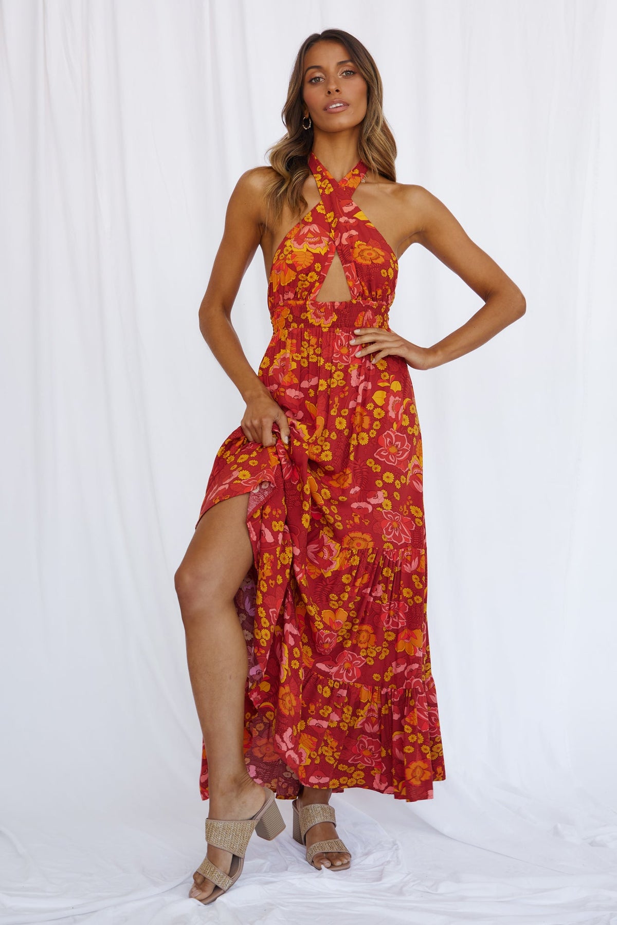 My Sunshine Maxi Dress Red