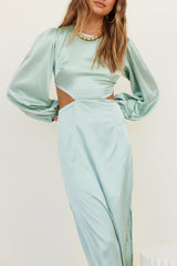 Under The Shade Maxi Dress Sage