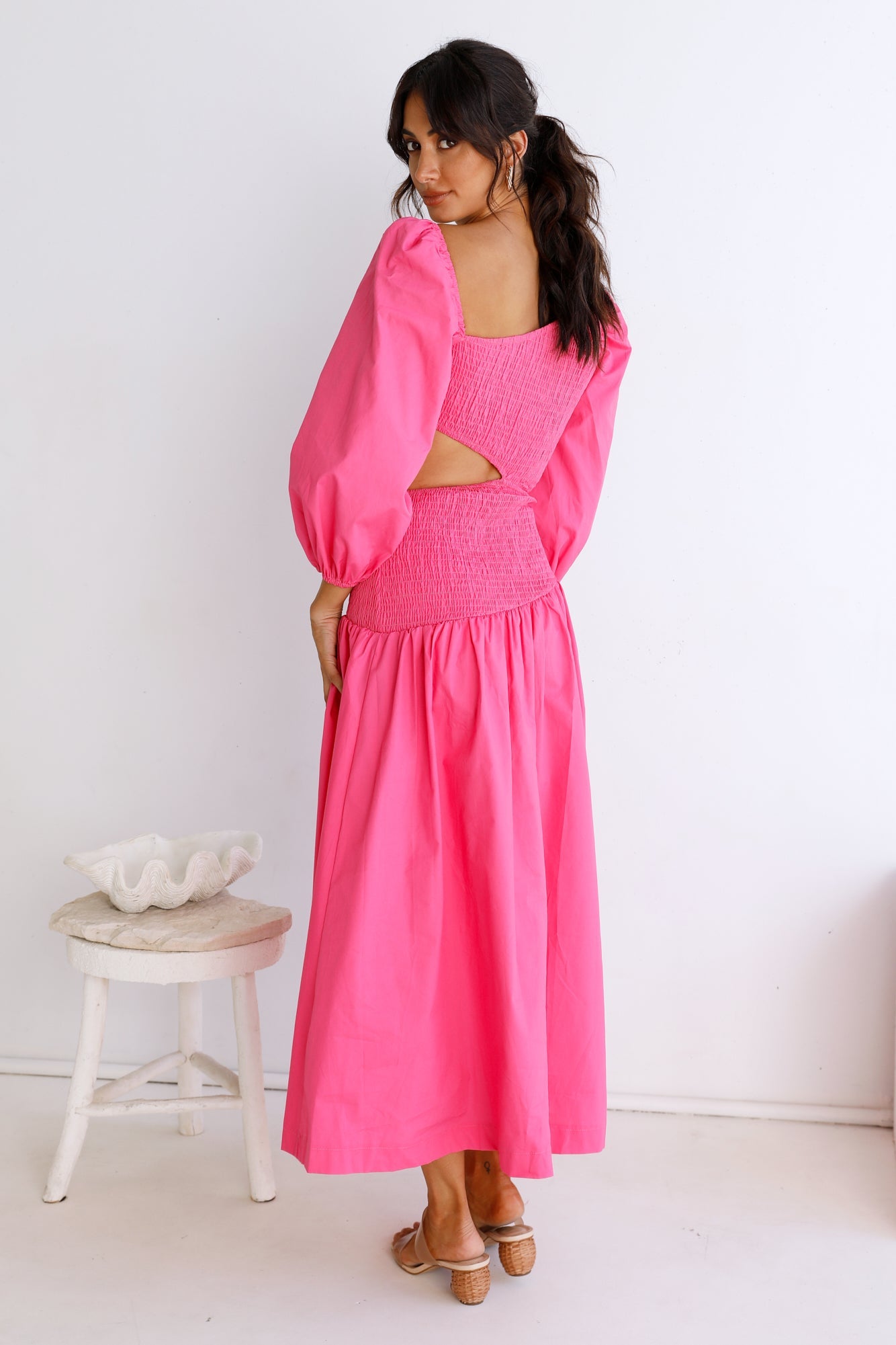 Cheery Maxi Dress Pink