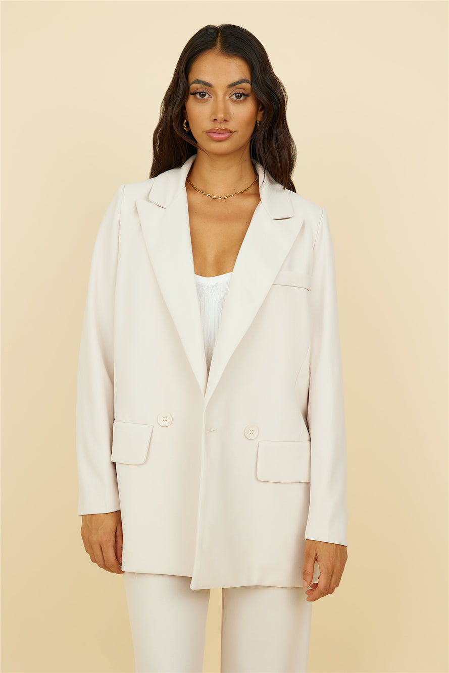 SNDYS Brooklyn Blazer Cream