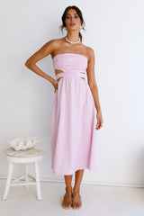 Left Of Field Maxi Dress Lilac