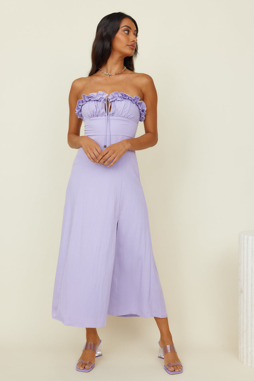 Soft Melody Maxi Dress Purple