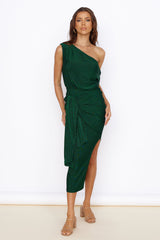 Thunderstorm Midi Dress Green