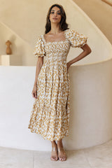 Land And Sky Maxi Dress Yellow