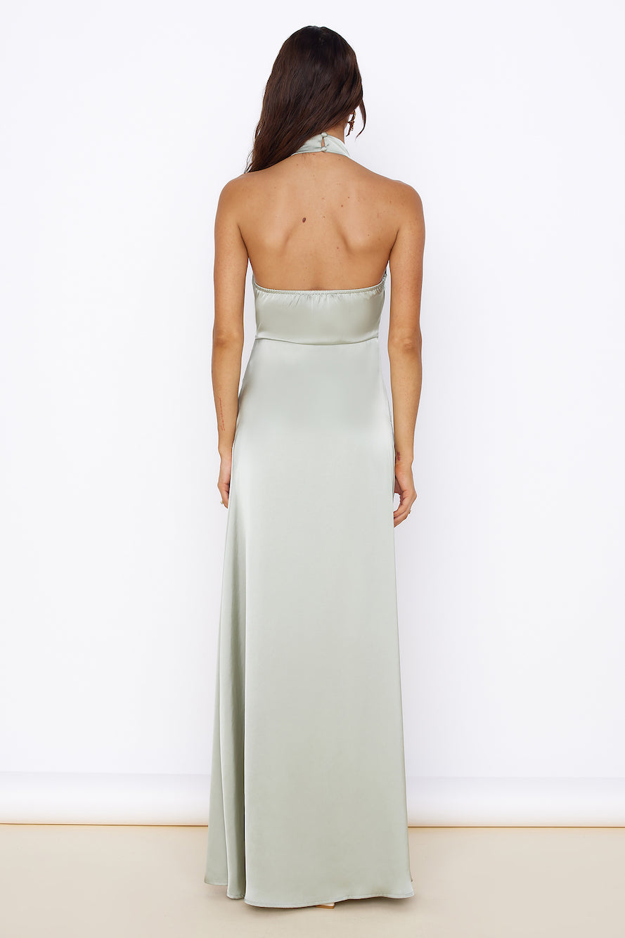 Summer Delight Maxi Dress Sage