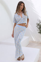 Lost Memories Maxi Skirt Blue