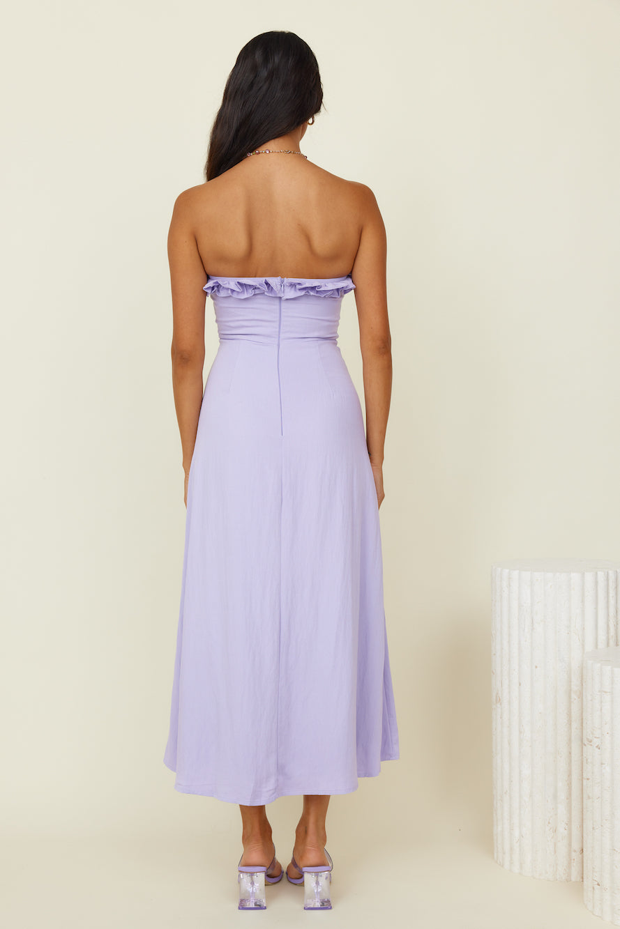 Soft Melody Maxi Dress Purple