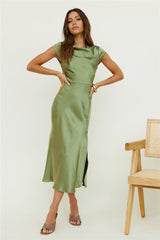 One Last Song Maxi Dress Olive