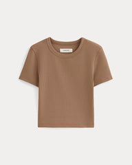The ’90S Rib Tee | Mocha