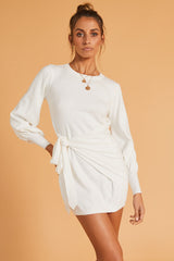 Verita Knit Dress White