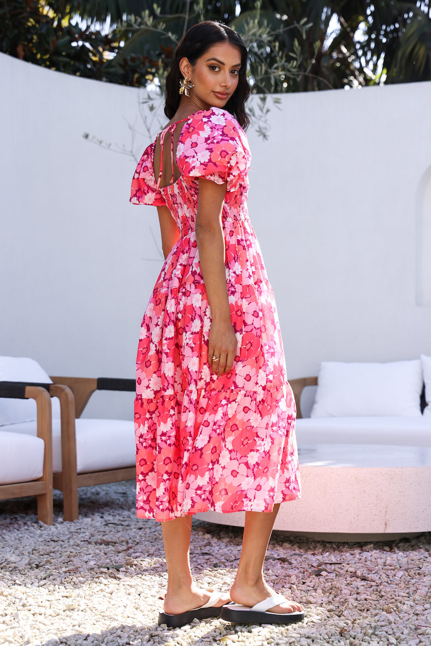 Confessions Of Love Maxi Dress Pink