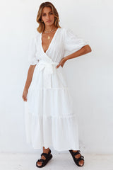 Gracia Maxi Dress White