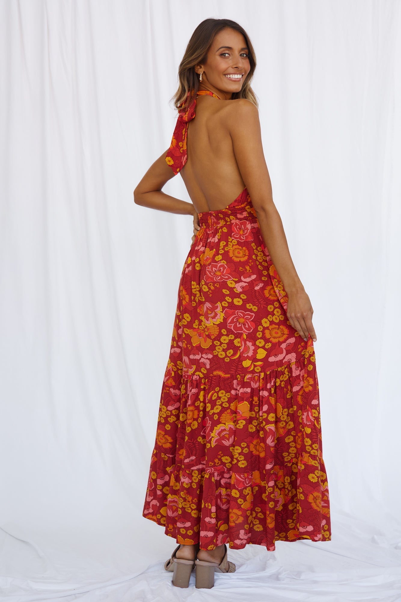 My Sunshine Maxi Dress Red