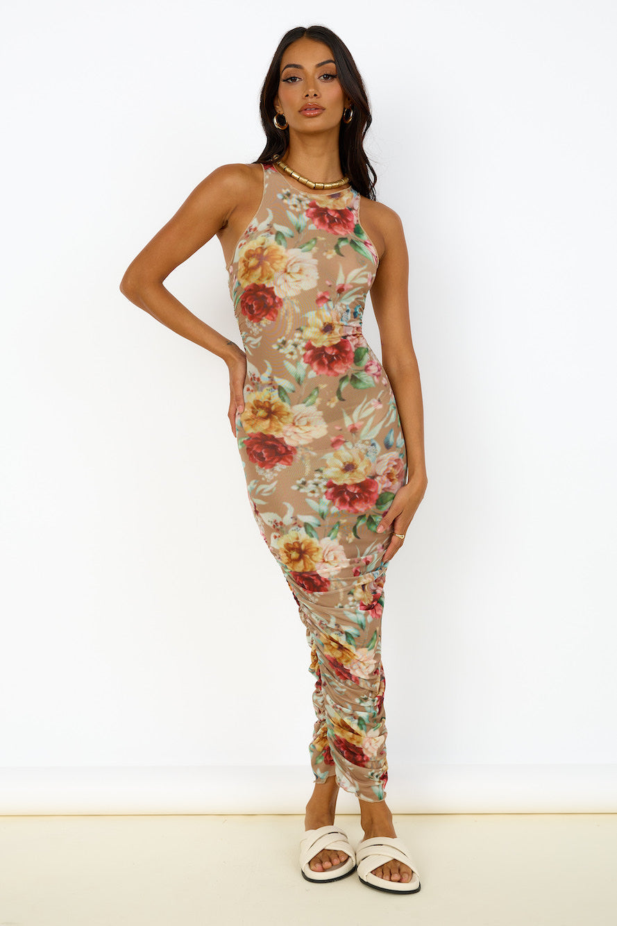 SNDYS Palmas Midi Dress Floral