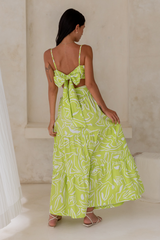 Over And Over Maxi Dress Green