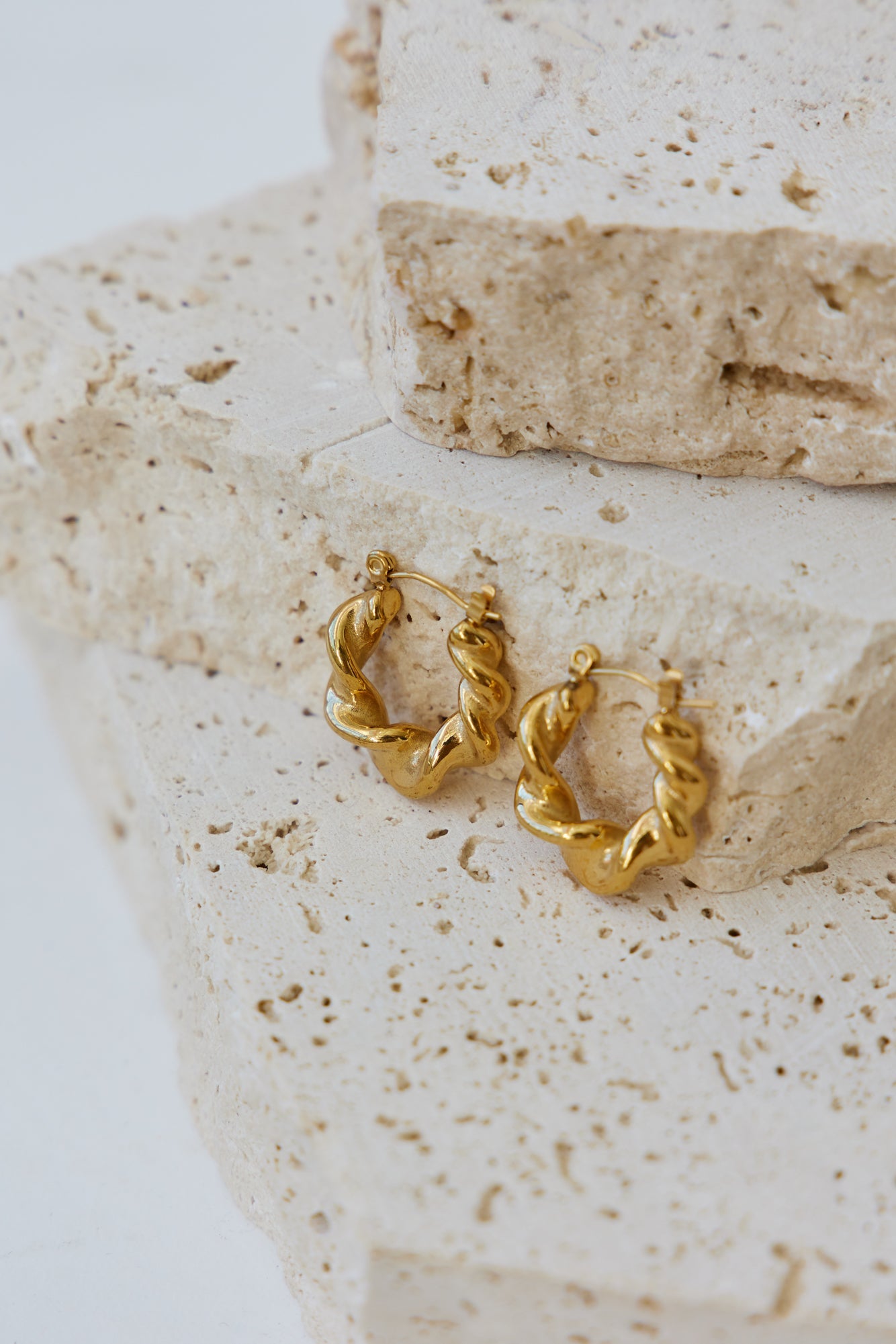 18k Gold Plated Rocco Earrings Gold