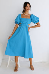 Soft Tides Maxi Dress Blue