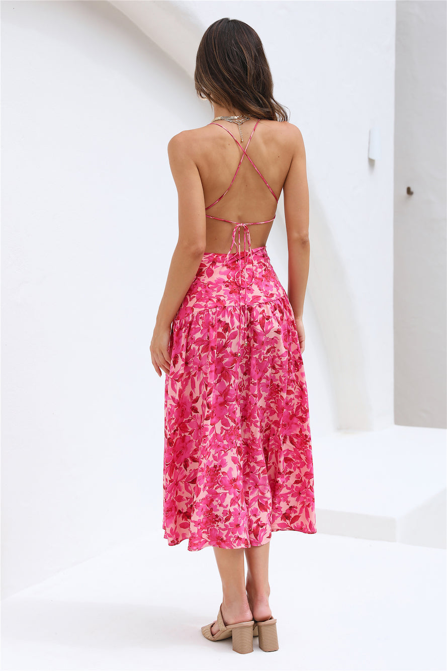 Clearer Skies Maxi Dress Pink