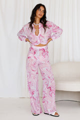 SHE IS US Etoile Palazzo Pants Pink