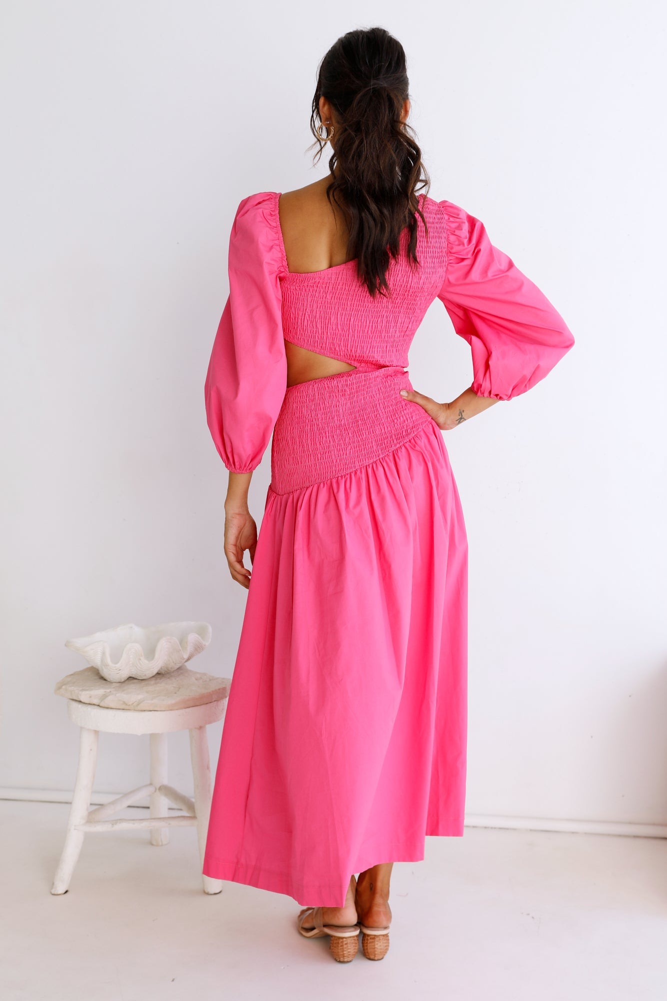 Cheery Maxi Dress Pink