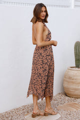 Everywhere Under The Sun Maxi Dress Tan