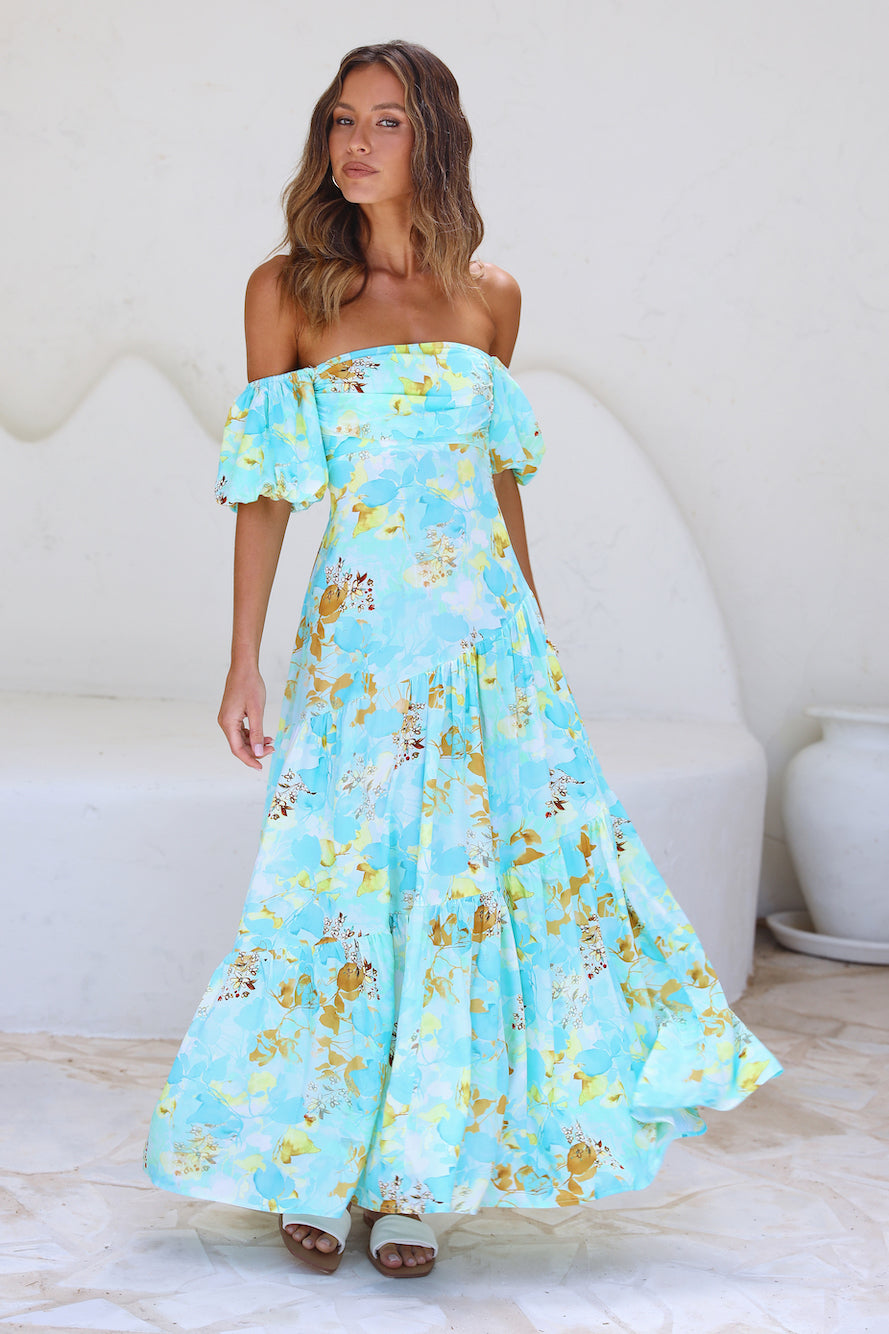 Dive Deeper Maxi Dress Green