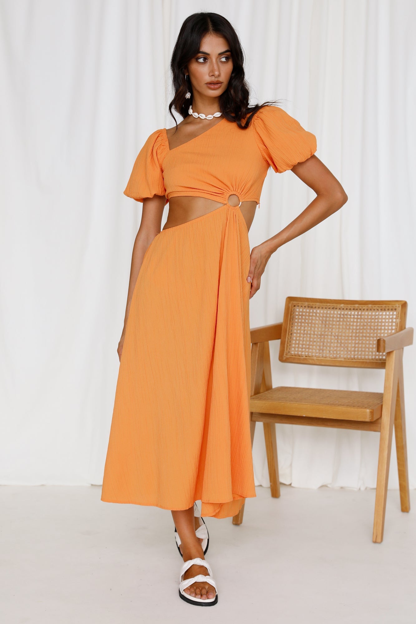 Scent Of Jasmine Maxi Dress Orange