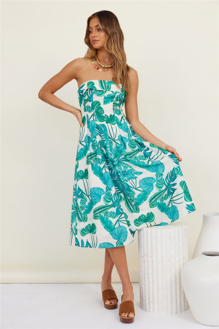 For The World Midi Dress Green