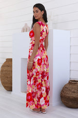 Sunlight Calls Maxi Dress Pink