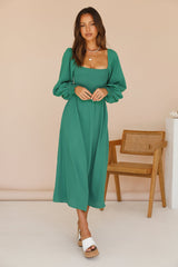 Greetings From An Angel Maxi Dress Green