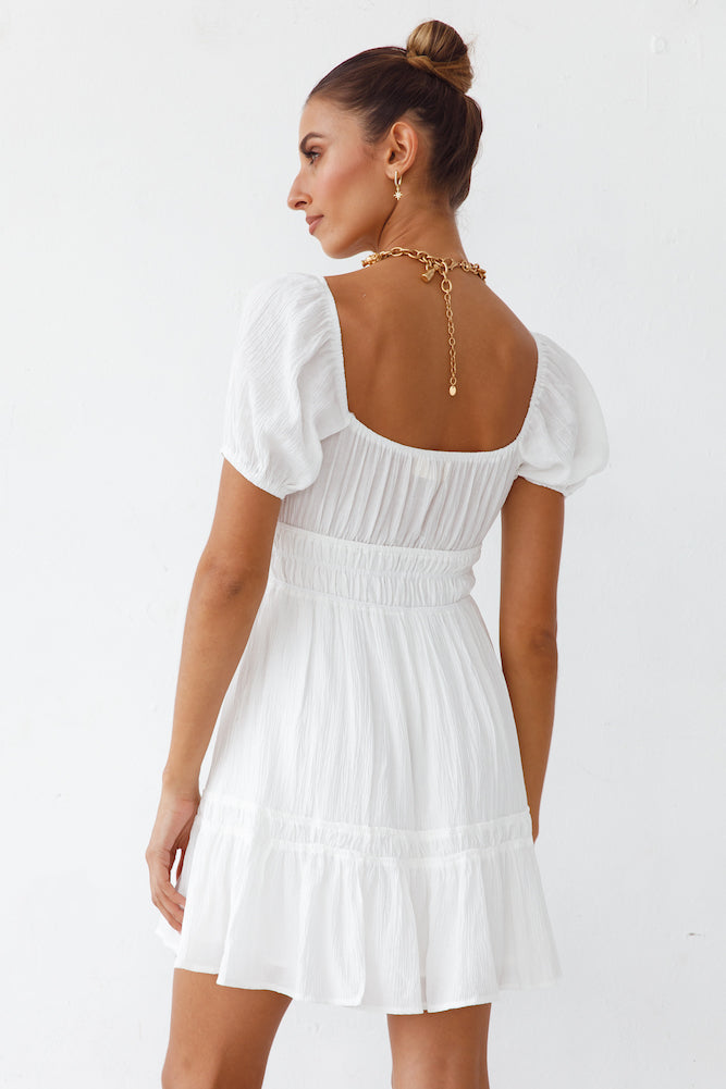 Wondering Dress White