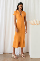 Going Slow Maxi Dress Orange