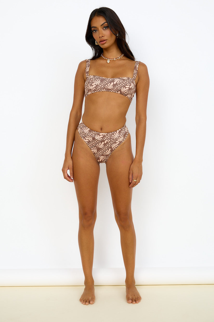 CHARLIE HOLIDAY Maya High Brief Coral