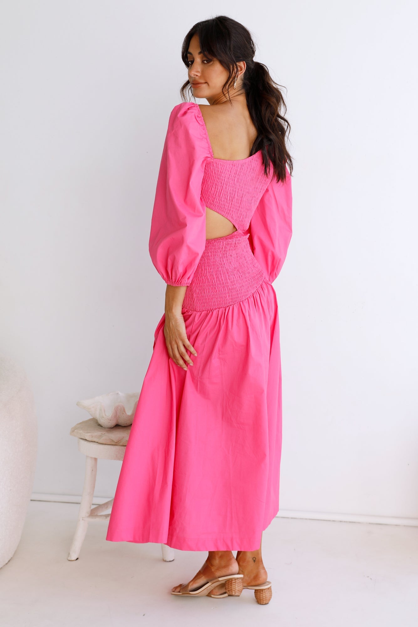 Cheery Maxi Dress Pink