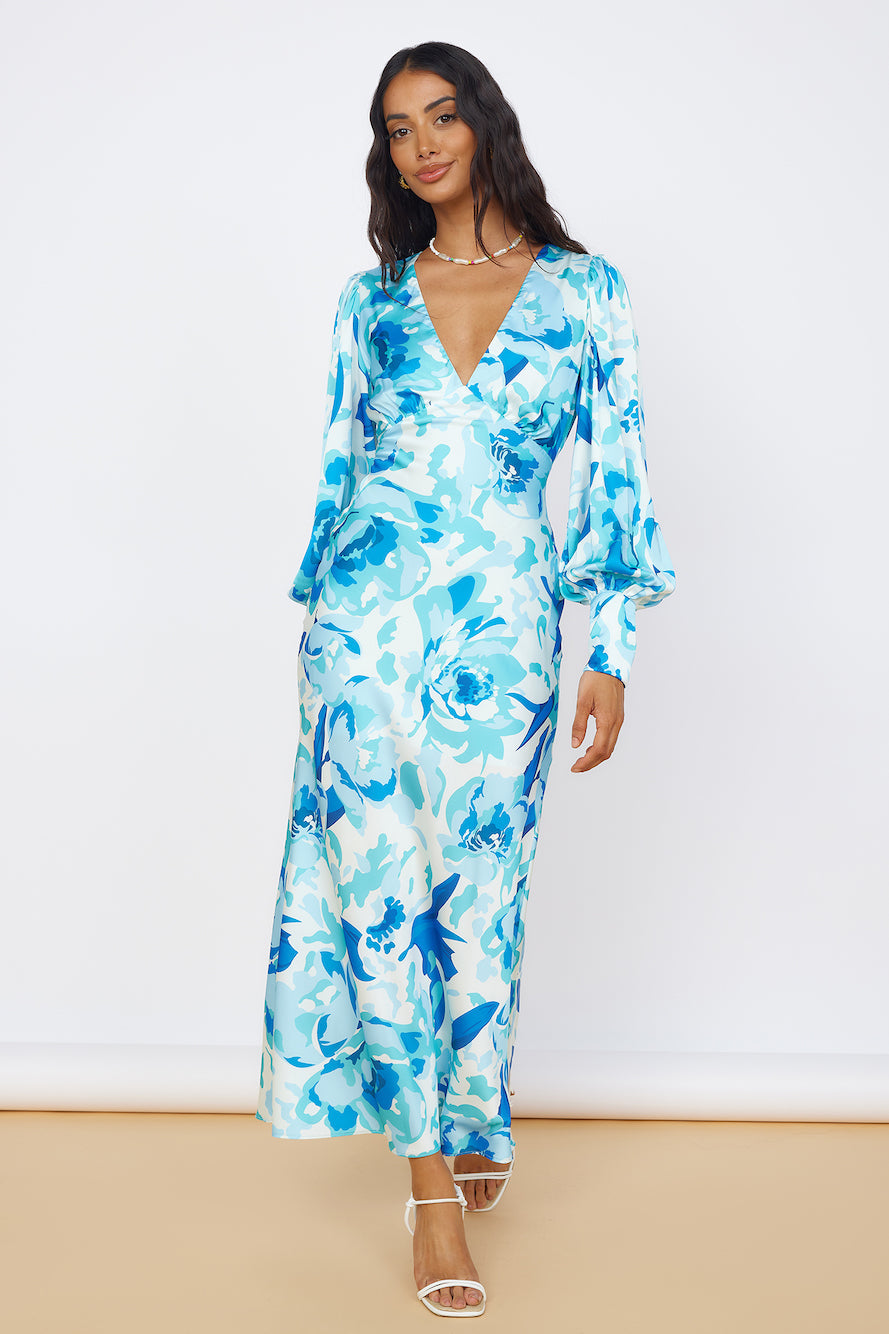 Limitless Possibilities Maxi Dress Blue