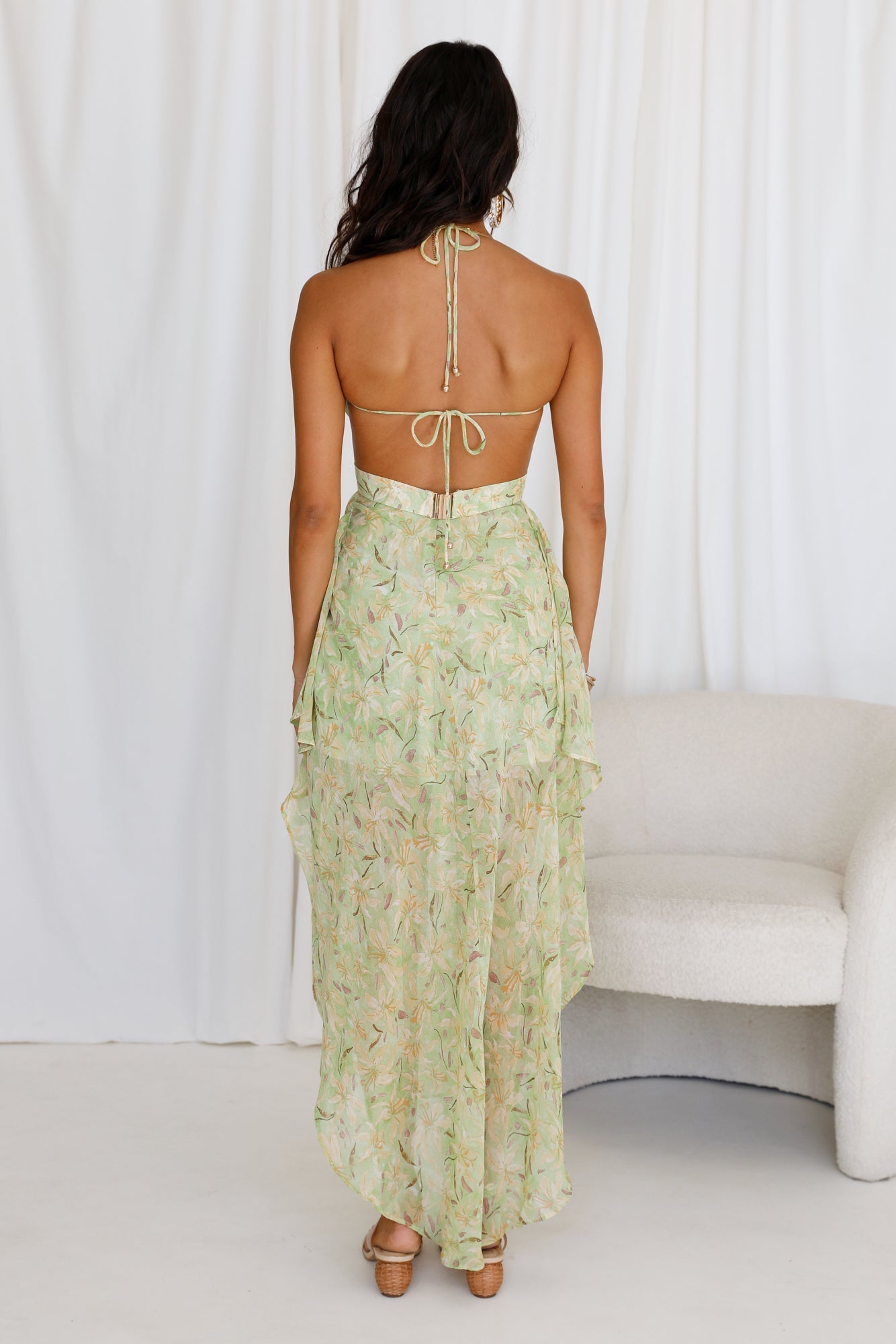 Changing Seasons Maxi Dress Green