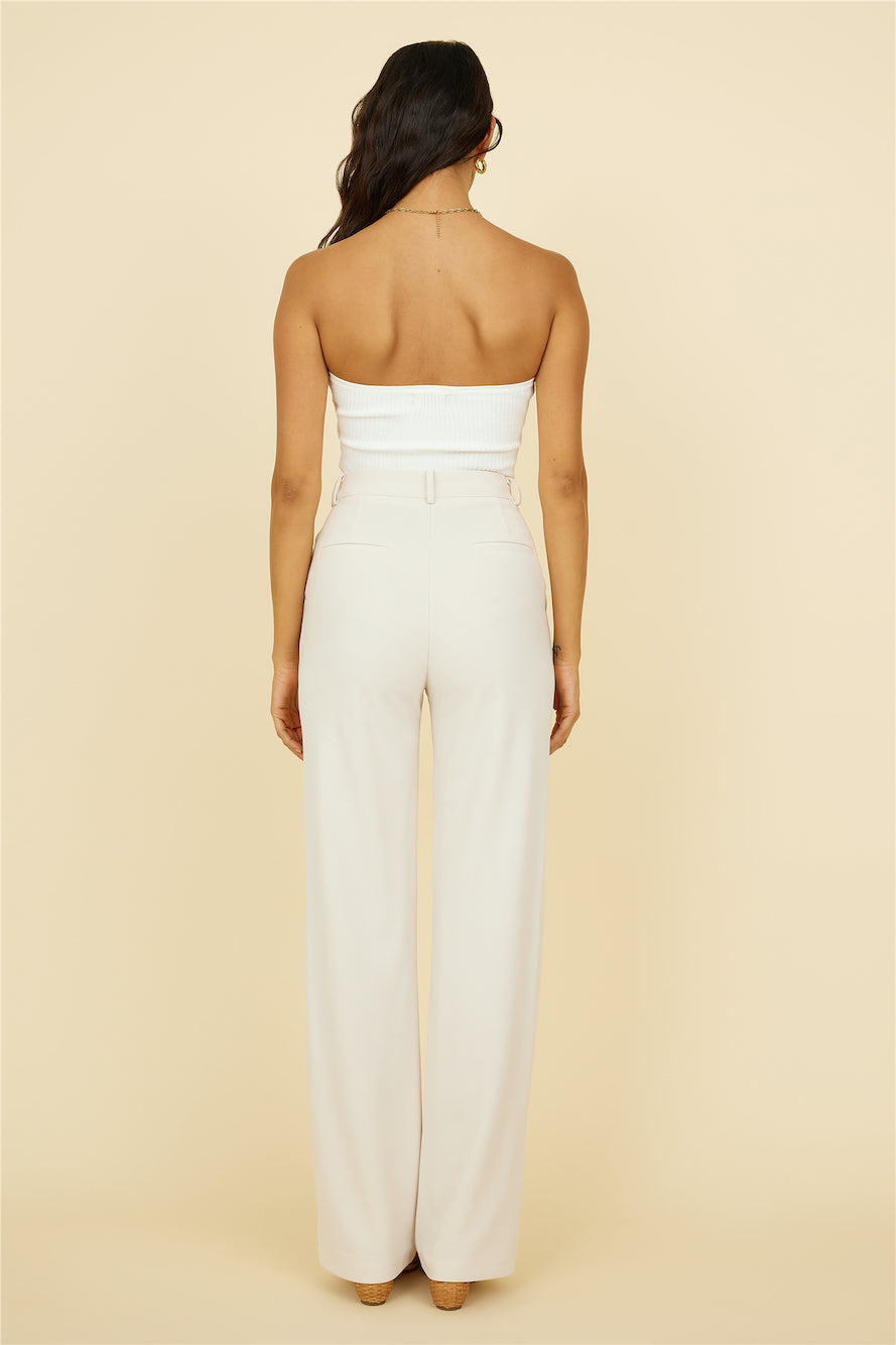 SNDYS Brooklyn Suit Pants Cream