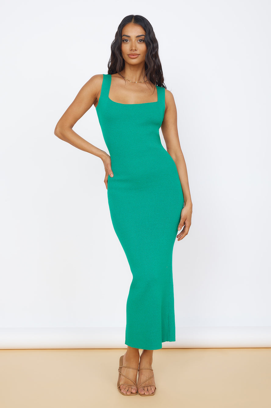 Coastal Dreams Maxi Dress Green