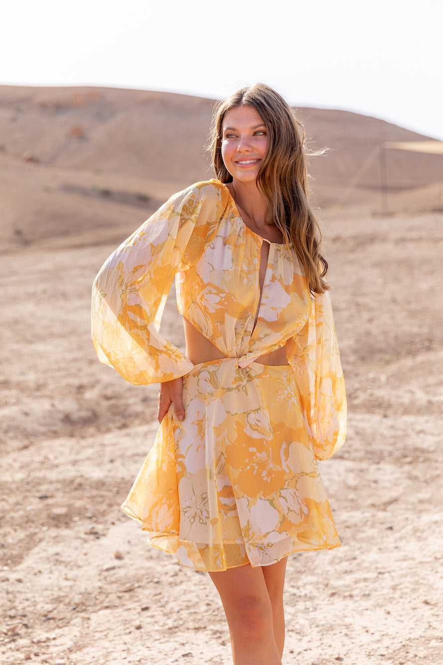 Fascinations Dress Yellow