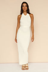 Polar Suns Maxi Dress White