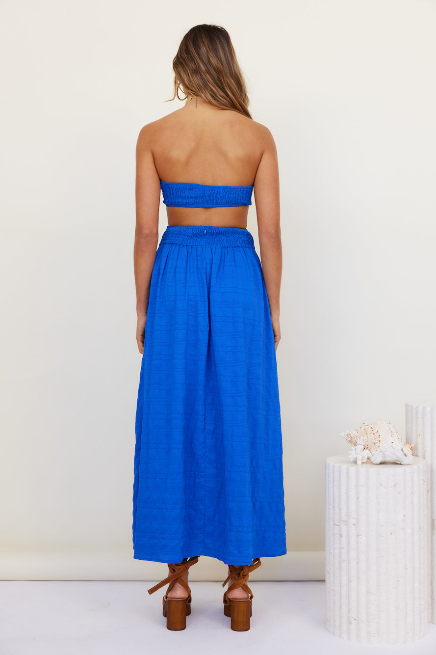 Hundred Years Maxi Skirt Blue