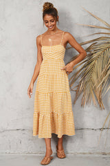 Picnic Till Sundown Maxi Dress Yellow