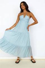 Heavenly Delight Maxi Dress Blue