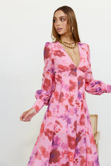 Deep Breath Maxi Dress Pink