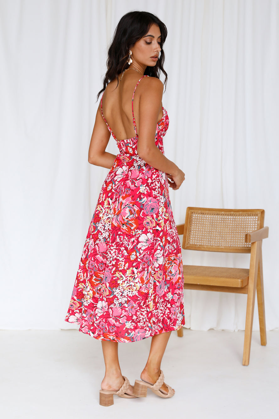 Avalon Maxi Dress Red