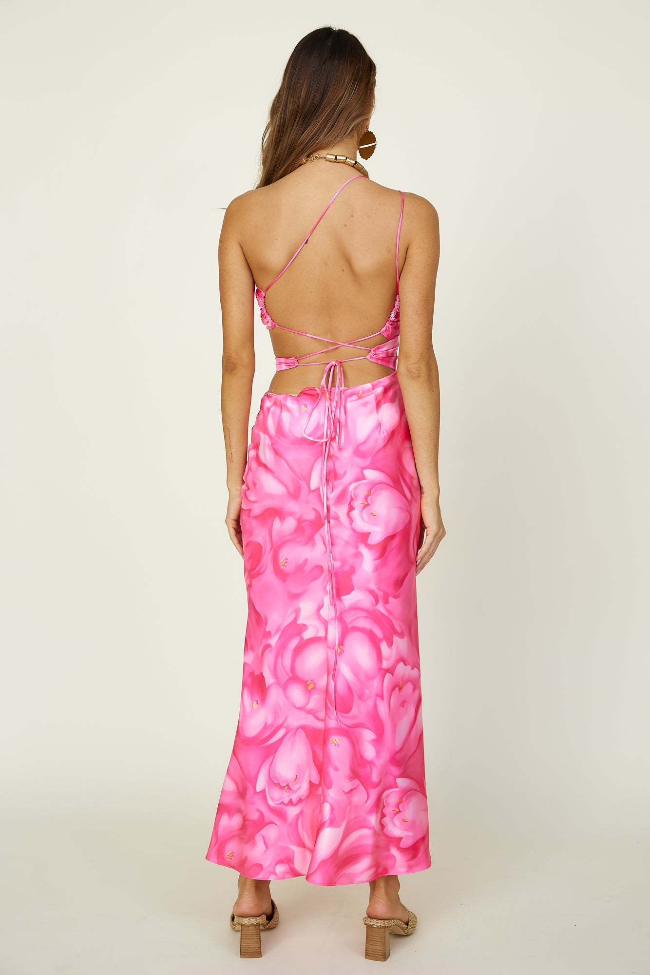 Oceans Apart Maxi Dress Pink